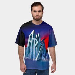 Футболка оверсайз мужская Ария - Мания величия, цвет: 3D-принт — фото 2