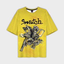 Мужская футболка оверсайз Snatch: Art