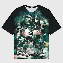 Футболка оверсайз мужская Большой куш: Персонажи, цвет: 3D-принт