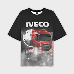 Мужская футболка оверсайз Iveco truck