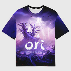 Мужская футболка оверсайз Ori and the Will of the Wisps