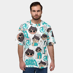 Футболка оверсайз мужская ТООРУ ОЙКАВА OIKAWA TORU, цвет: 3D-принт — фото 2