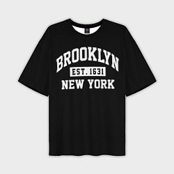 Мужская футболка оверсайз Brooklyn