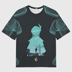 Футболка оверсайз мужская ВЕНТИ VENTI ГЕНШИН, цвет: 3D-принт