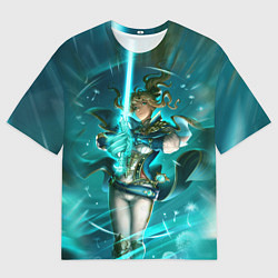 Мужская футболка оверсайз Джин Genshin Impact Геншин Импакт Z