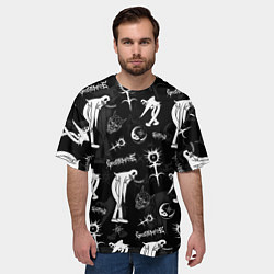 Футболка оверсайз мужская Ghostemane, цвет: 3D-принт — фото 2