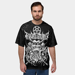 Футболка оверсайз мужская Thy Art Is Murder, цвет: 3D-принт — фото 2