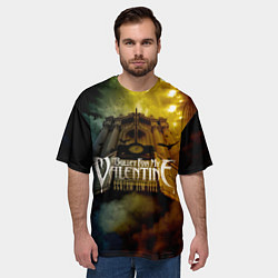 Футболка оверсайз мужская Scream Aim Fire - Bullet For My Valentine, цвет: 3D-принт — фото 2