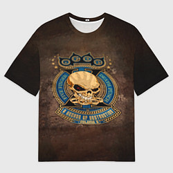 Футболка оверсайз мужская A Decade of Destruction - Five Finger Death Punch, цвет: 3D-принт