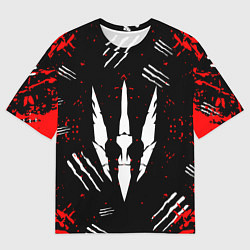 Мужская футболка оверсайз The Witcher 2 : Убийцы королей