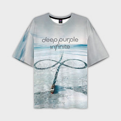 Футболка оверсайз мужская Infinite - Deep Purple, цвет: 3D-принт