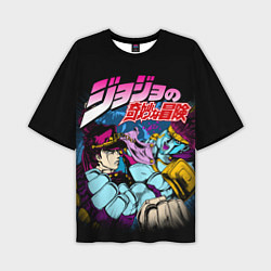 Футболка оверсайз мужская Джотаро Star Platinum, JoJos Bizarre Adventure, цвет: 3D-принт