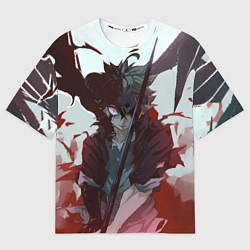 Футболка оверсайз мужская Аста в режиме демона черный клевер, цвет: 3D-принт