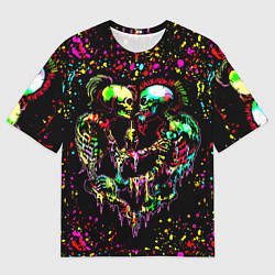 Мужская футболка оверсайз Адская любовь