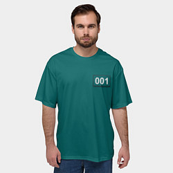 Футболка оверсайз мужская Персонаж 001, цвет: 3D-принт — фото 2