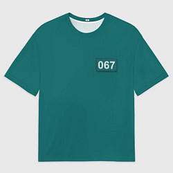 Футболка оверсайз мужская Персонаж 067, цвет: 3D-принт