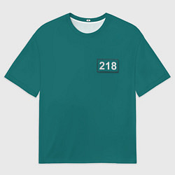 Футболка оверсайз мужская Персонаж 218, цвет: 3D-принт