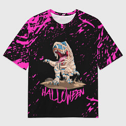 Мужская футболка оверсайз Дино мумия на хэллоуин