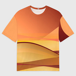 Мужская футболка оверсайз Пустыня Арракис Дюна