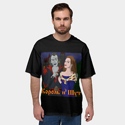 Футболка оверсайз мужская Король и Шут акустический, цвет: 3D-принт — фото 2