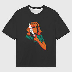 Футболка оверсайз мужская Лори Хэллоуин, цвет: 3D-принт