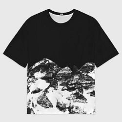 Мужская футболка оверсайз ГОРЫ ЧБ