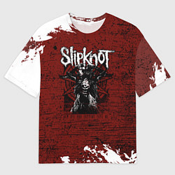 Мужская футболка оверсайз Слипкнот Гранж Slipknot Rock Goat