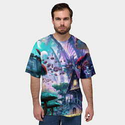 Футболка оверсайз мужская FantasyFish, цвет: 3D-принт — фото 2