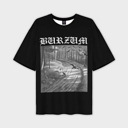 Мужская футболка оверсайз Burzum Hvis lyset tar oss