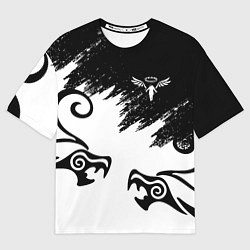 Футболка оверсайз мужская ТОКИЙСКИЕ МСТИТЕЛИ ВАЛЬГАЛЛА, цвет: 3D-принт