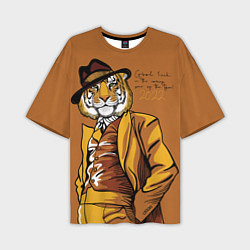 Мужская футболка оверсайз Good luck in the coming year of the Tiger!