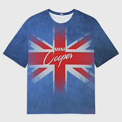 Мужская футболка оверсайз Mini cooper Великобритания