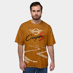 Футболка оверсайз мужская Следы Mini, цвет: 3D-принт — фото 2