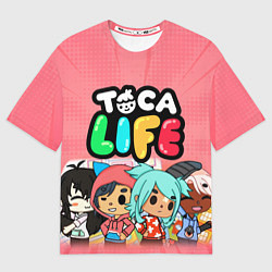 Футболка оверсайз мужская Toca Life, цвет: 3D-принт