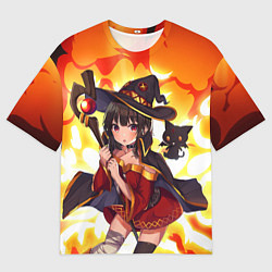 Мужская футболка оверсайз MeguminYunyun