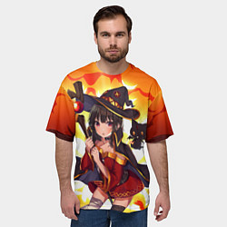 Футболка оверсайз мужская MeguminYunyun, цвет: 3D-принт — фото 2