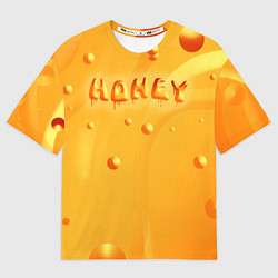 Футболка оверсайз мужская Медовая волна Honey wave, цвет: 3D-принт