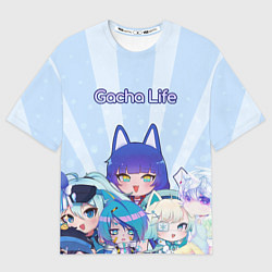 Мужская футболка оверсайз Gacha Club Character