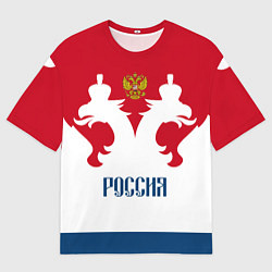 Мужская футболка оверсайз Russia Team