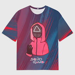 Мужская футболка оверсайз Игра в кальмара Сериал