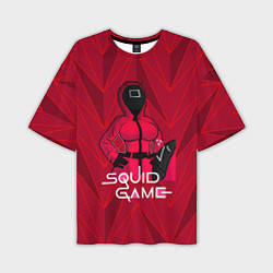 Футболка оверсайз мужская Squid game, цвет: 3D-принт