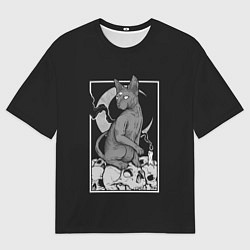 Мужская футболка оверсайз Трехглазый Сфинкс