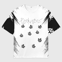 Мужская футболка оверсайз PYROKINESIS