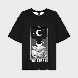 Мужская футболка оверсайз The Coffee Occult