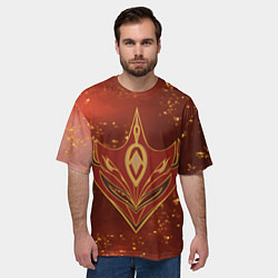 Футболка оверсайз мужская МАСКА ЧАЙЛЬДА, цвет: 3D-принт — фото 2