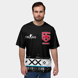 Футболка оверсайз мужская GAMBIT CS:GO Printstream, цвет: 3D-принт — фото 2