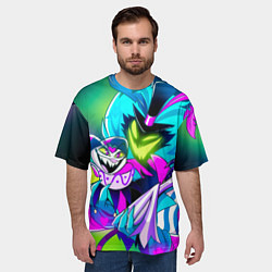 Футболка оверсайз мужская Асмодей, Asmodeus, Адский босс, цвет: 3D-принт — фото 2