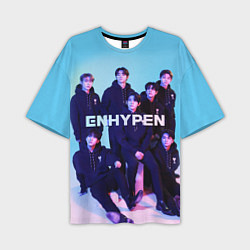 Мужская футболка оверсайз ENHYPEN: Хисын, Джей, Джейк, Сонхун, Сону, Чонвон,