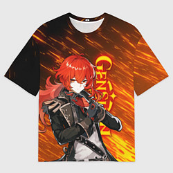 Мужская футболка оверсайз GENSHIN IMPACT, ДИЛЮК DILUC