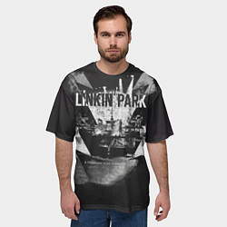 Футболка оверсайз мужская A Thousand Suns: Puerta De Alcala - Linkin Park, цвет: 3D-принт — фото 2